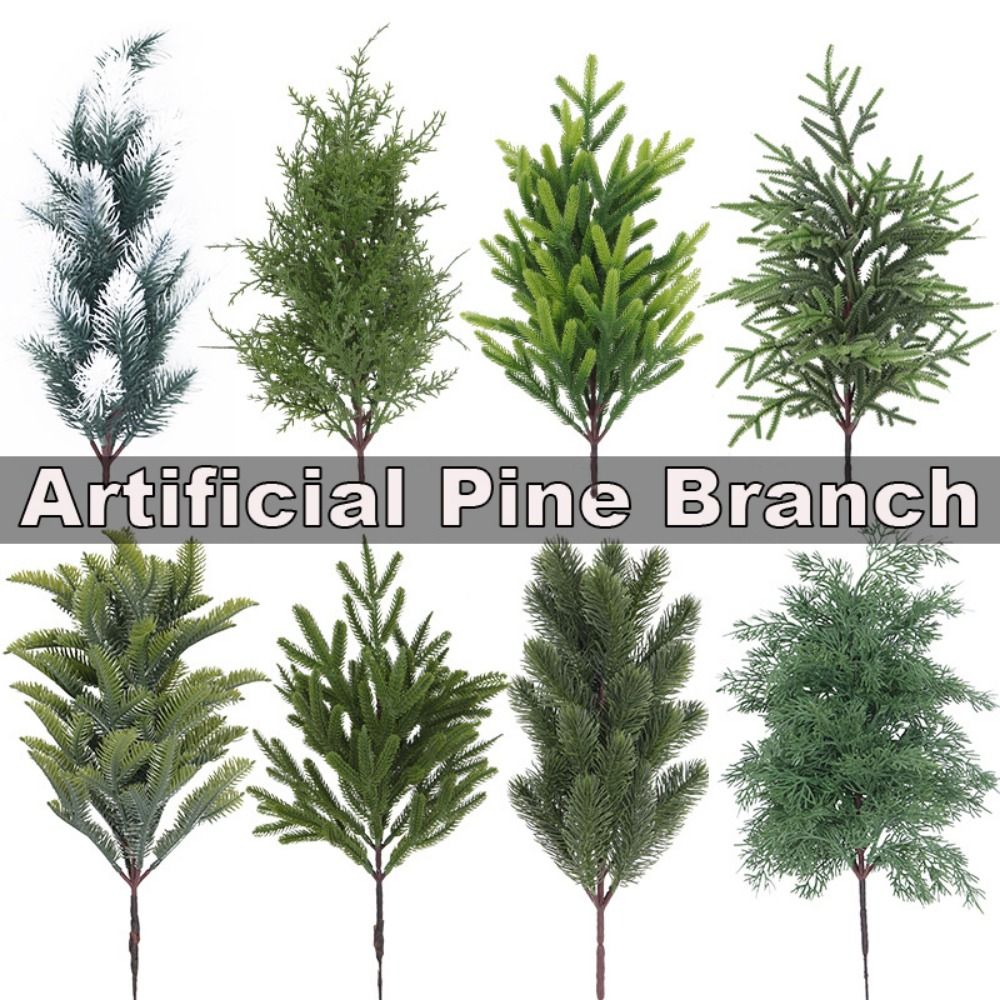 Christmas Tree Artificial - Branche de Noël Artificielle Enrichie, Couronne