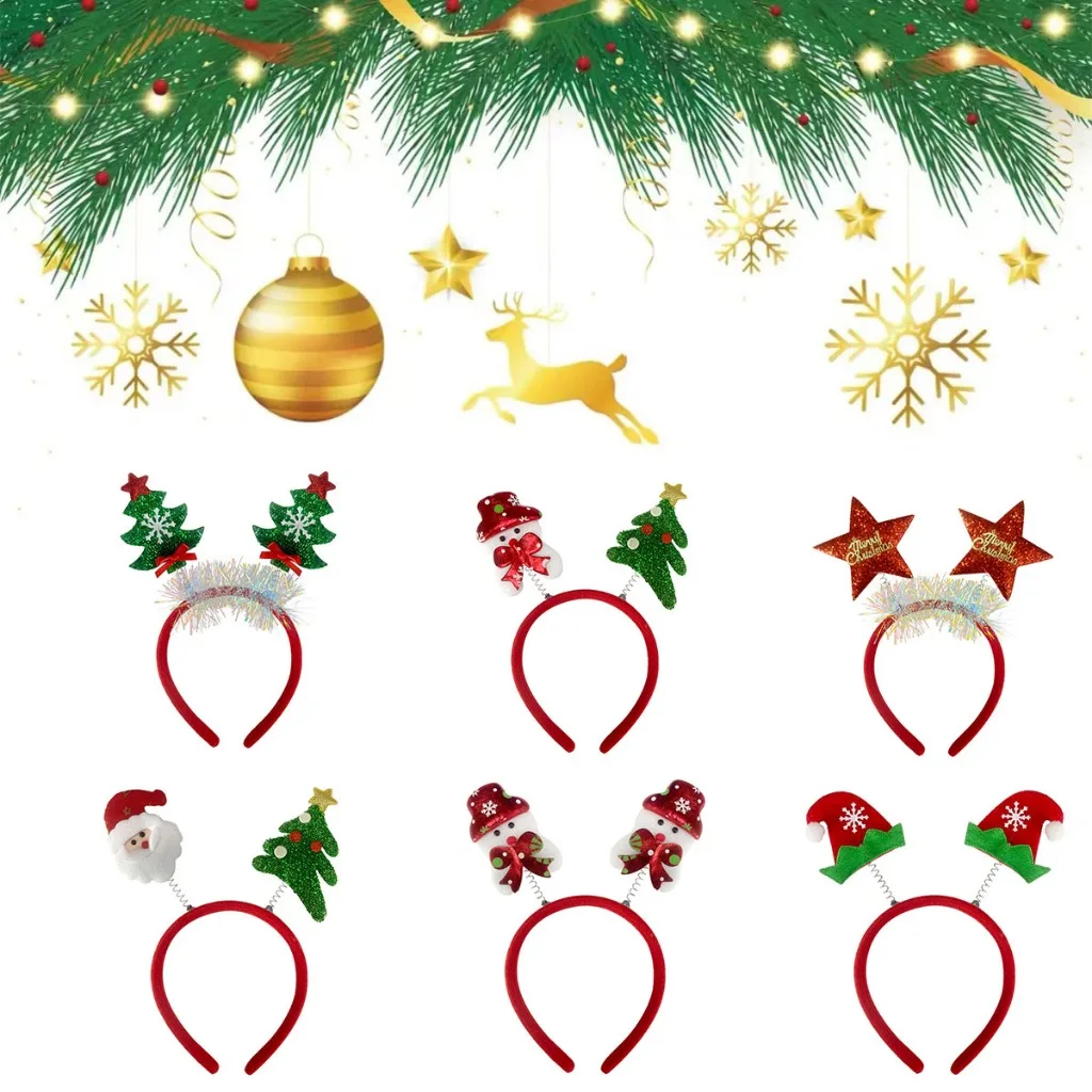10 pièces bandeau de noël fête - Reindeer Antlers Headband avis et prix