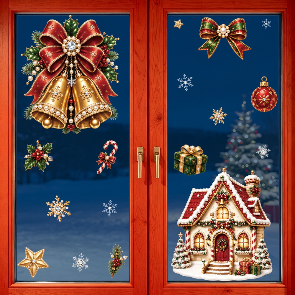 Nouveaux Autocollants de Noël  - Snowflake Window Decal avis et prix