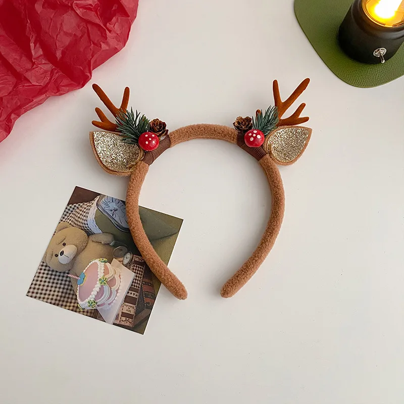 Bandeau de noël en bois de ren - Reindeer Antlers Headband avis et prix